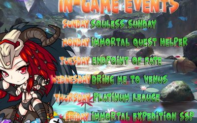April Updated Game Events