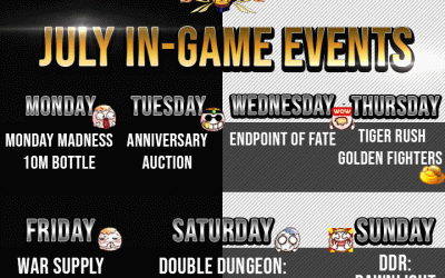 July In Game Events