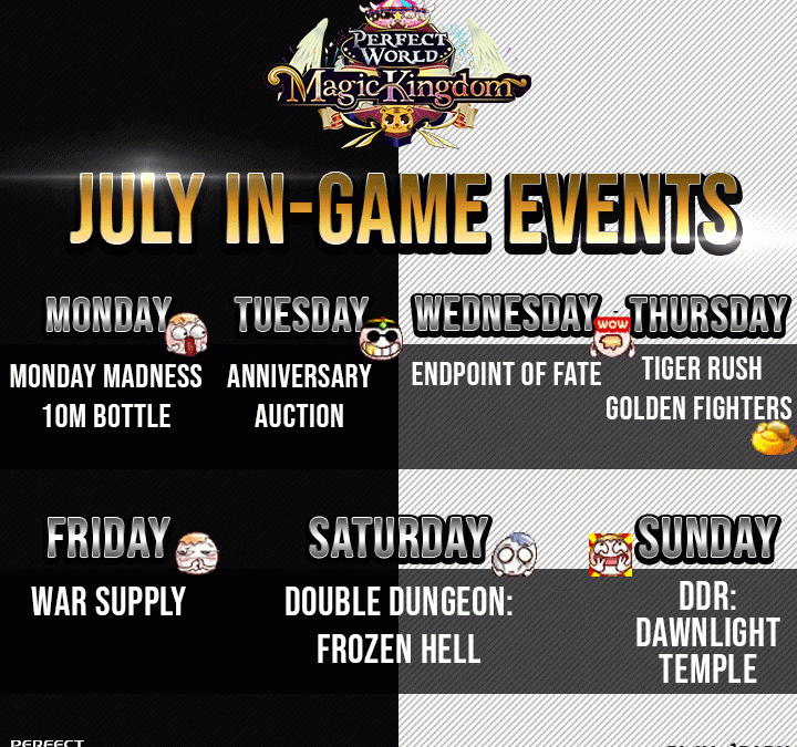 July In Game Events
