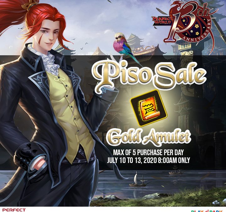 Piso Sale: Gold Amulet