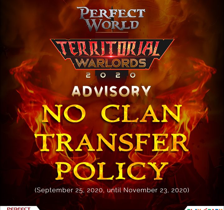 Territorial Warlords: No Clan Transfer Policy