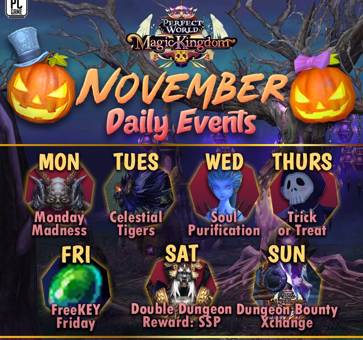 November In-Game Events