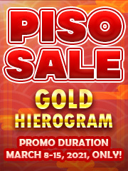 Piso Sale: Gold Hierogram