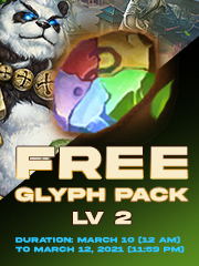 FREE Glyph Pack Lv 2