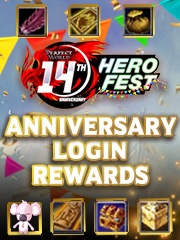 Hero Fest Login Rewards