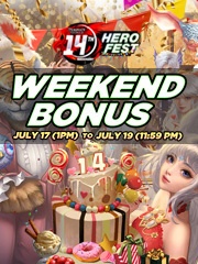Hero Fest Weekend Bonus!