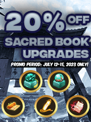 Sacred Book Upgrade Sale – July 2023