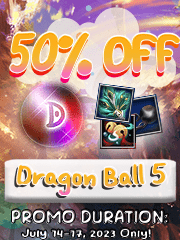 Five-Star Dragon Ball 50% Off! and Limited Release of Codex Items